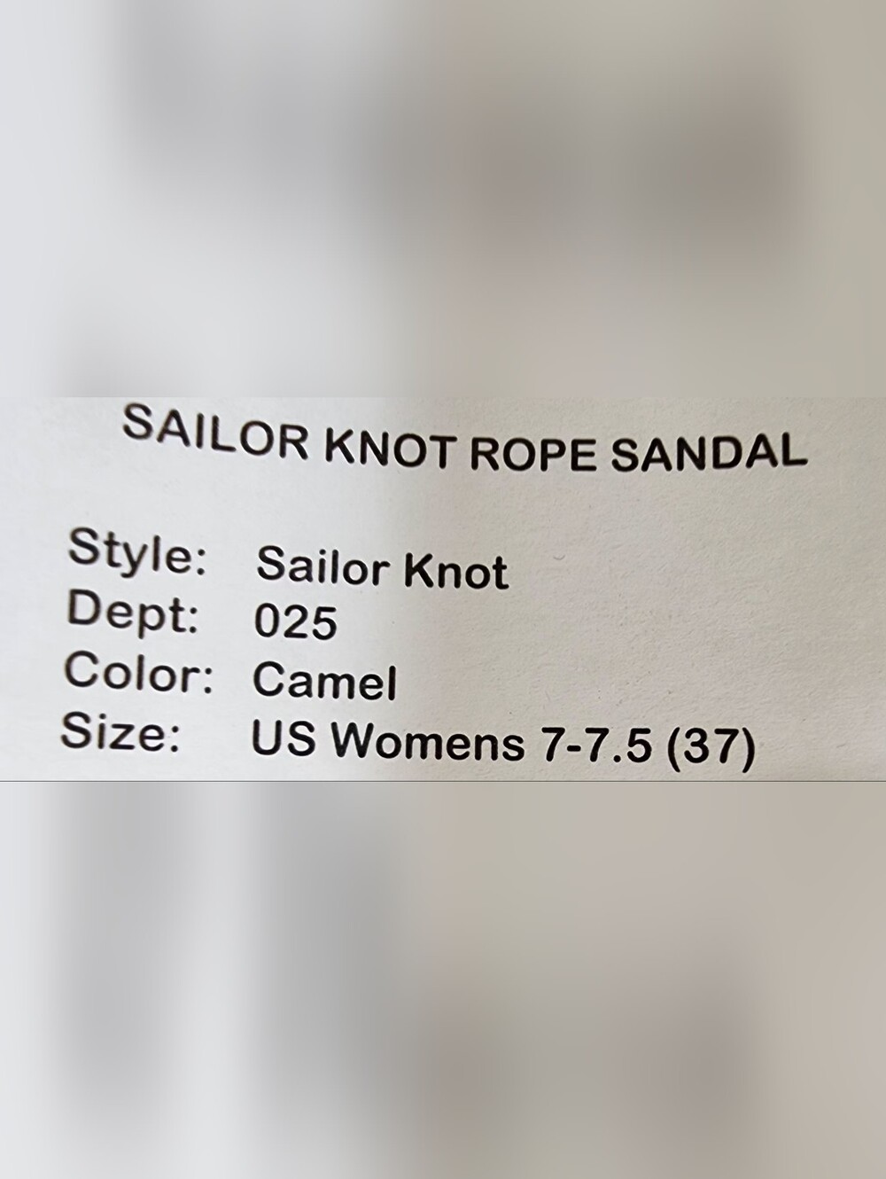 Nomadic State of Mind Sailor Knot Rope Sandals Camel Vegan Handmade Nicaragua 7. - Picture 16 of 17